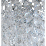Argos Home Olivia ceiling light chrome clear 33cm (British brand)