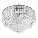 Argos Home Olivia ceiling light chrome clear 33cm (British brand)