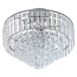 Argos Home Olivia ceiling light chrome clear 33cm (British brand)