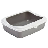 Cat litter tray with raised shield 49x38cm, imported from the UK