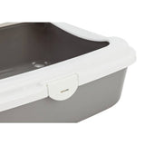 Cat litter tray with raised shield 49x38cm, imported from the UK