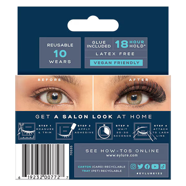 Eylure Volume No122 false eyelashes - British product