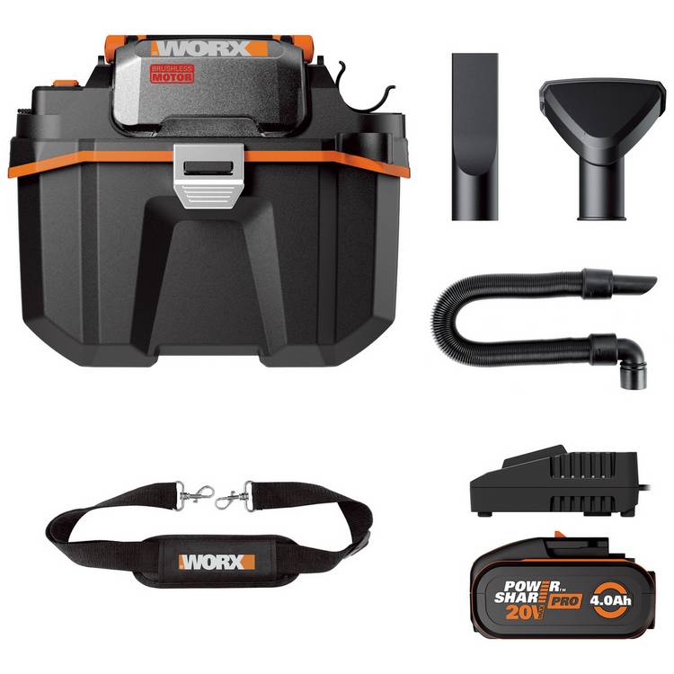 Worx cordless wet dry vacuum cleaner 20V, UK version