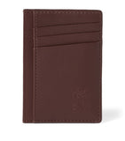 Brunello Cucinelli grained leather card holder, imported from the UK