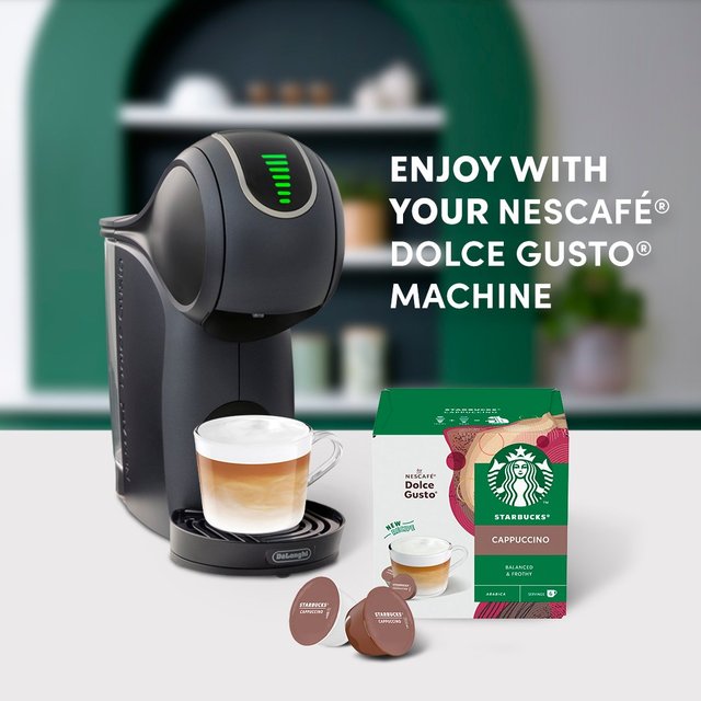 STARBUCKS Cappuccino Coffee Pods by NESCAFE Dolce Gusto   12 per pack GOODS M&S