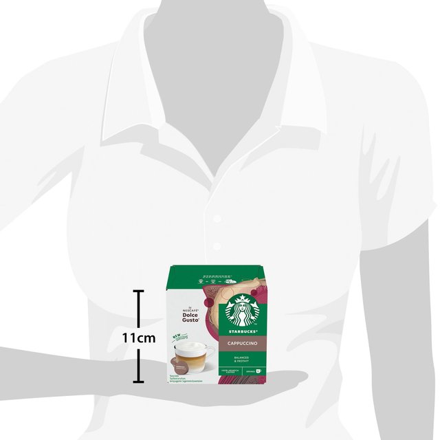 STARBUCKS Cappuccino Coffee Pods by NESCAFE Dolce Gusto   12 per pack GOODS M&S