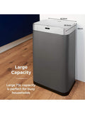 Tower Grey 75L Rectangular Sensor Bin (British brand)