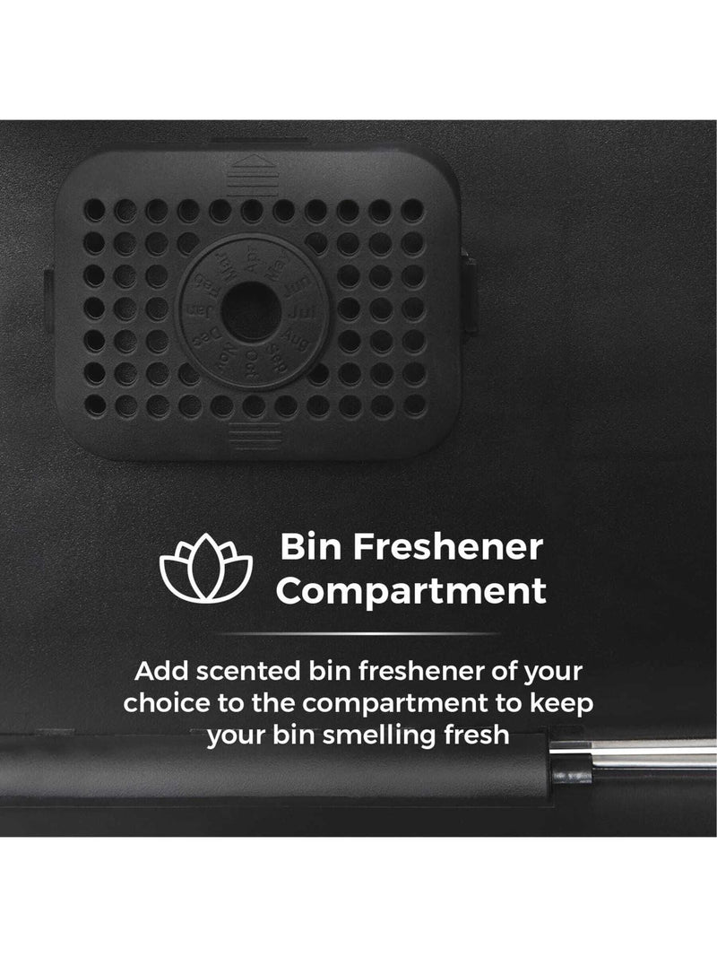 Tower Grey 75L Rectangular Sensor Bin (British brand)
