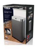 Tower Grey 75L Rectangular Sensor Bin (British brand)