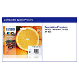 Epson 33 Oranges ink cartridge multipack - British product