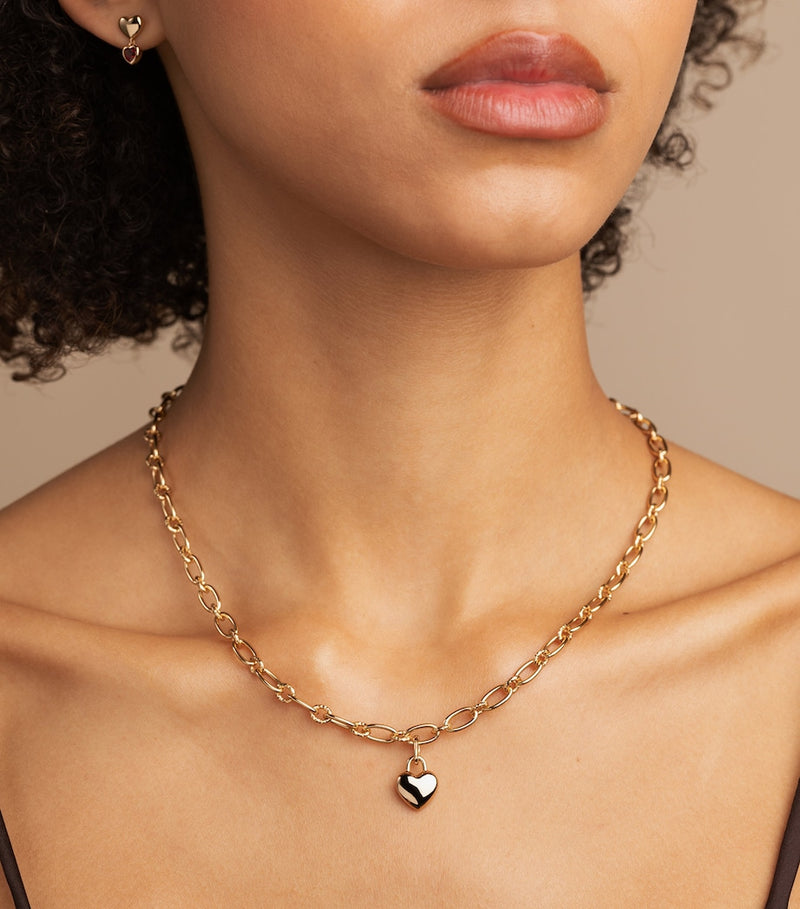 Astrid & Miyu gold-plated heart charm - British product