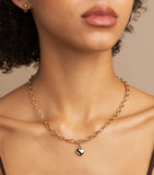 Astrid & Miyu gold-plated heart charm - British product