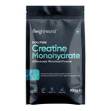 WeightWorld Creatine Monohydrate Powder 500g Unflavoured Vegan - British product