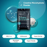 WeightWorld Creatine Monohydrate Powder 500g Unflavoured Vegan - British product