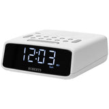 Roberts Ortus FM clock radio in white, UK version