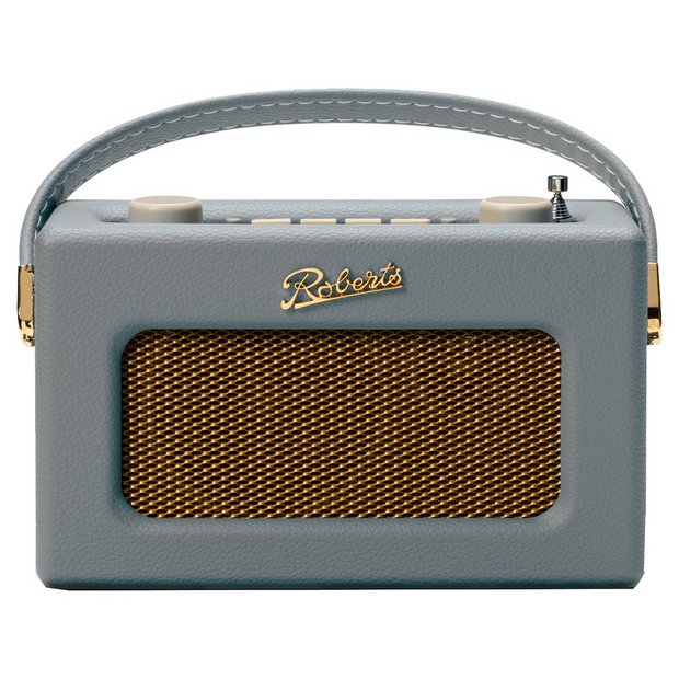 Roberts Revival Uno DAB radio Dove Grey compact design, UK version