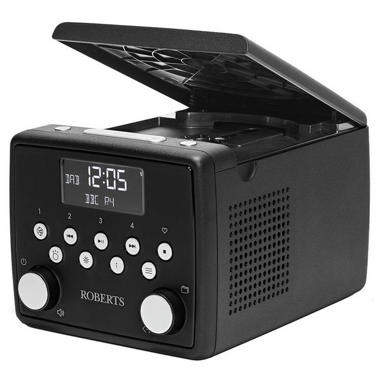 Roberts Sound 49 DAB clock radio black (British brand)