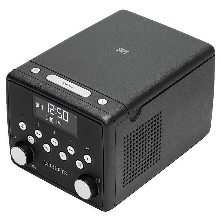 Roberts Sound 49 DAB clock radio black (British brand)