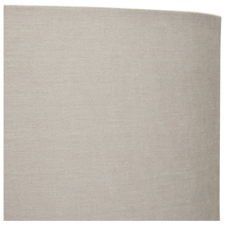 Habitat grey linen easy fit lampshade 49cm (British brand)