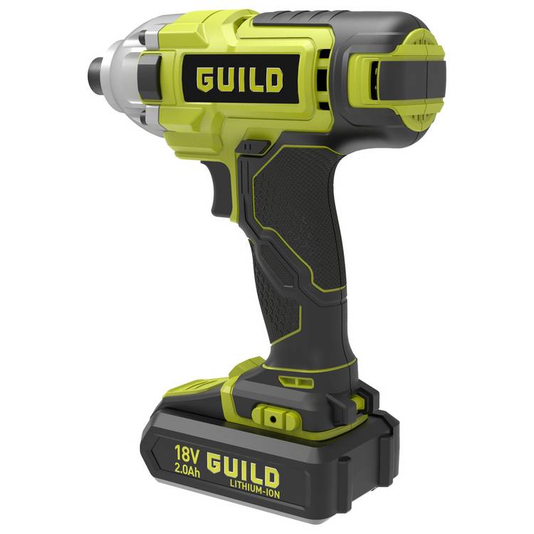 Guild cordless impact driver 18V 2Ah - British product