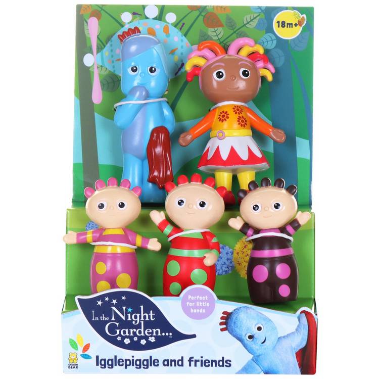 In the Night Garden toy figure set 5 characters, UK version