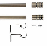 Argos Home brass extendable curtain pole 110-300cm - British product