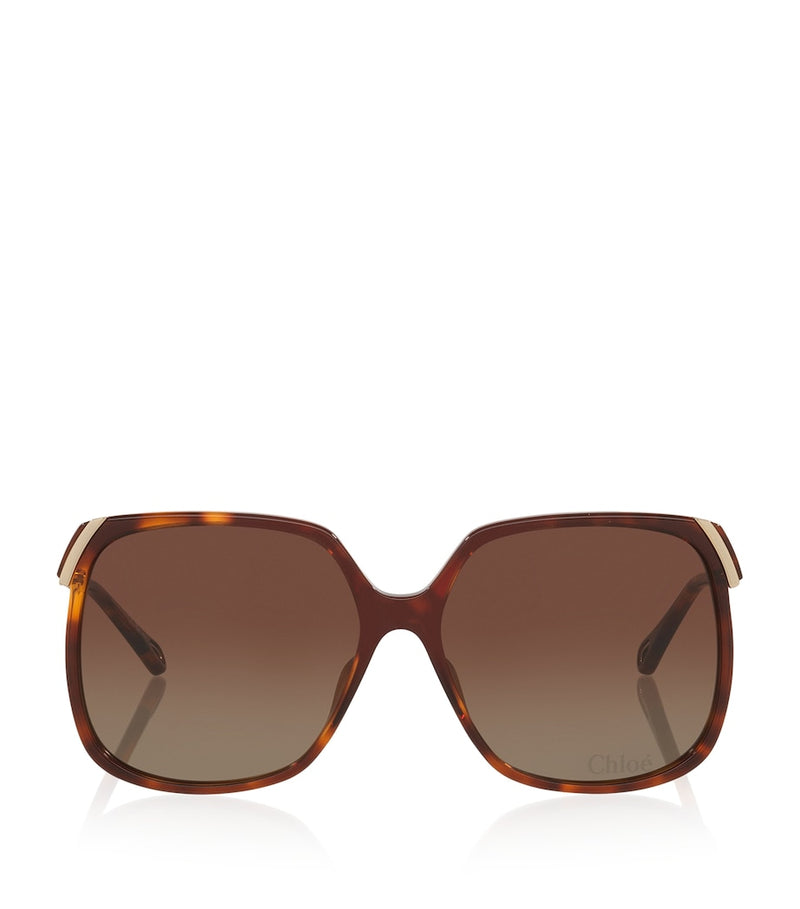 Chloé rectangular acetate sunglasses, imported from the UK