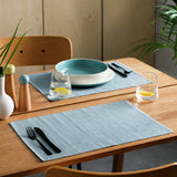 Argos Habitat Ribbed Duck Egg Set of 4 Placemats- Buy online at McGrocer