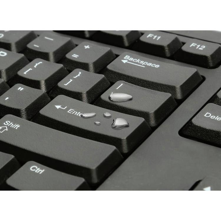 Kensington wired ValuKeyboard black, UK version