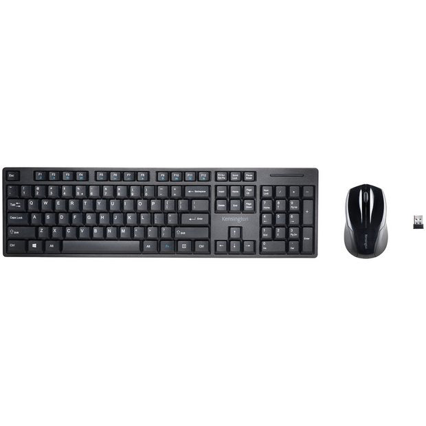 Kensington wireless keyboard and mouse set black (British brand)