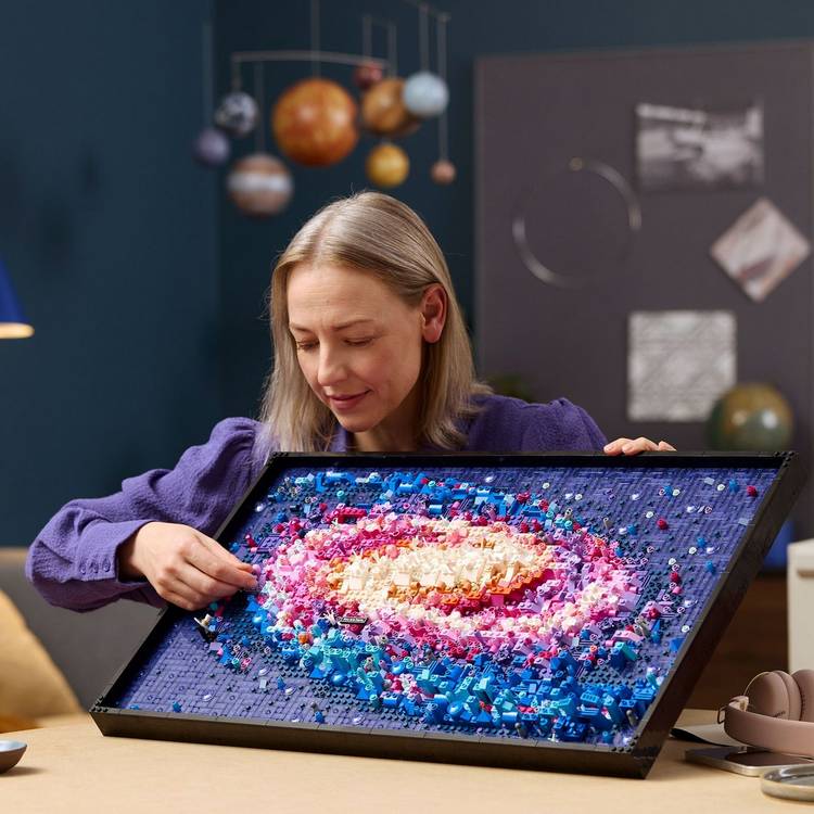 LEGO ART Milky Way Galaxy wall decor set, imported from the UK