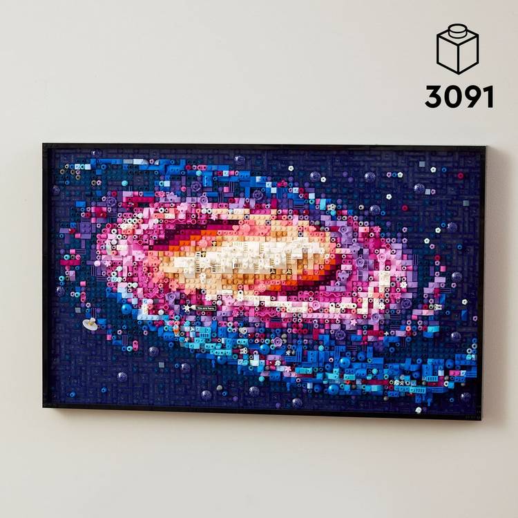 LEGO ART Milky Way Galaxy wall decor set, imported from the UK