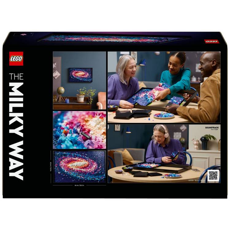 LEGO ART Milky Way Galaxy wall decor set, imported from the UK