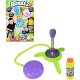 Bubblz Bubble Rocket outdoor toy with bubble solution - British product