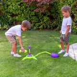 Bubblz Bubble Rocket outdoor toy with bubble solution - British product