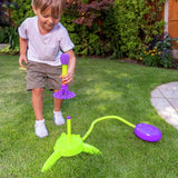 Bubblz Bubble Rocket outdoor toy with bubble solution - British product
