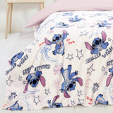 Argos Disney Stitch Fleece Blanket - Blue & Pink 100 x 150cm- Buy online at McGrocer