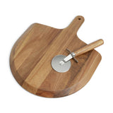 Argos Habitat Industrial Acacia Wooden Pizza Board with Cutter 4x42x34cm- Buy online at McGrocer