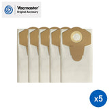 Vacmaster 20L dust bags pack of 5 wet dry vacuum accessory (British brand)