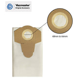 Vacmaster 20L dust bags pack of 5 wet dry vacuum accessory (British brand)