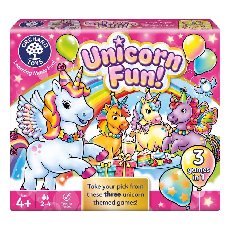 Orchard Toys unicorn board game for children aged 4-8 - British product