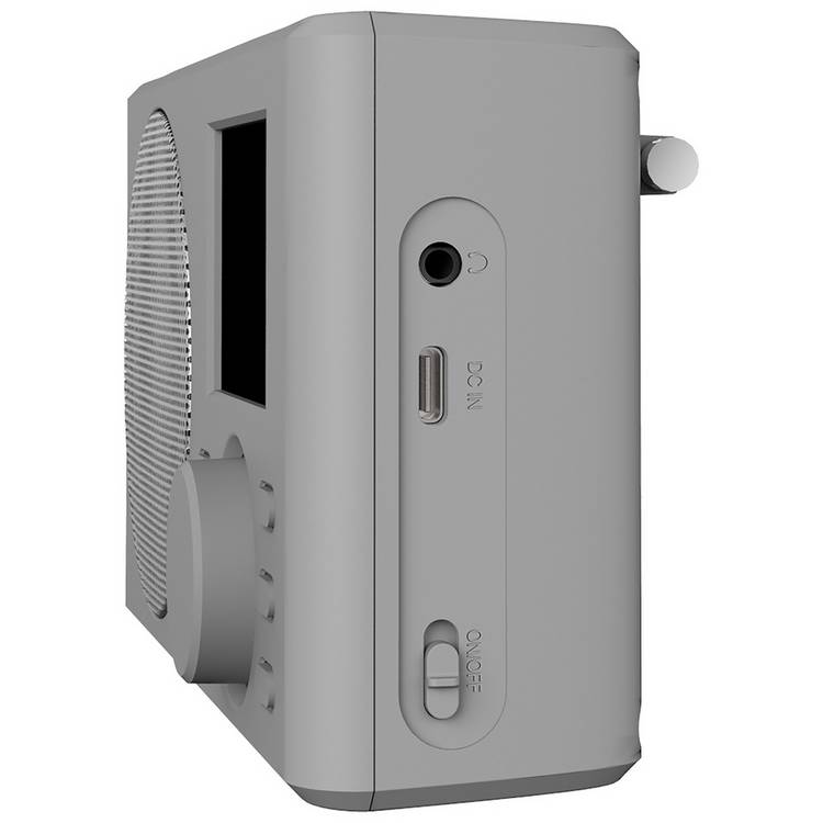 Bush DAB radio grey portable digital radio (British brand)