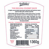 Mr Yoshida's Original Gourmet Sauce 1.36kg, UK version