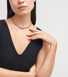 Bvlgari Serpenti rose gold diamond necklace, UK version