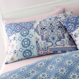 Catherine Lansfield bedding set boho patchwork blue single - British product