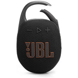 JBL Clip 5 portable Bluetooth speaker in black - British product