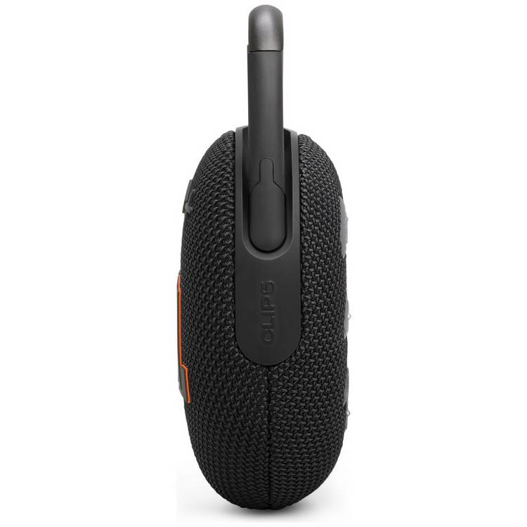 JBL Clip 5 portable Bluetooth speaker in black - British product