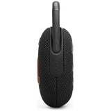 JBL Clip 5 portable Bluetooth speaker in black - British product
