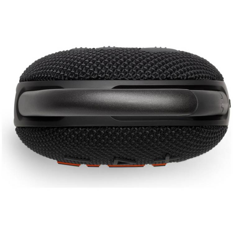 JBL Clip 5 portable Bluetooth speaker in black - British product