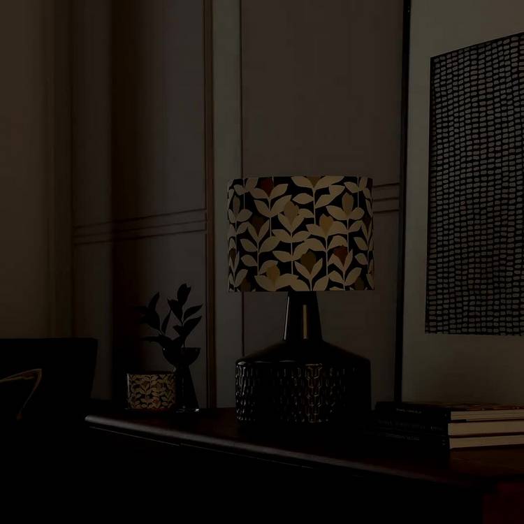 Habitat ceramic table lamp green 44cm - British product